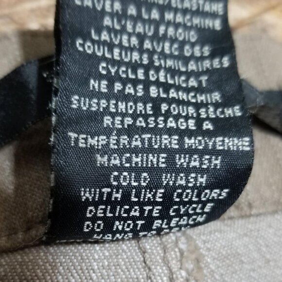 Simon Chang Plus Pants, Women's Denim, Casual Tan Wide-Leg Size 22 Lightweight - Picture 10 of 11